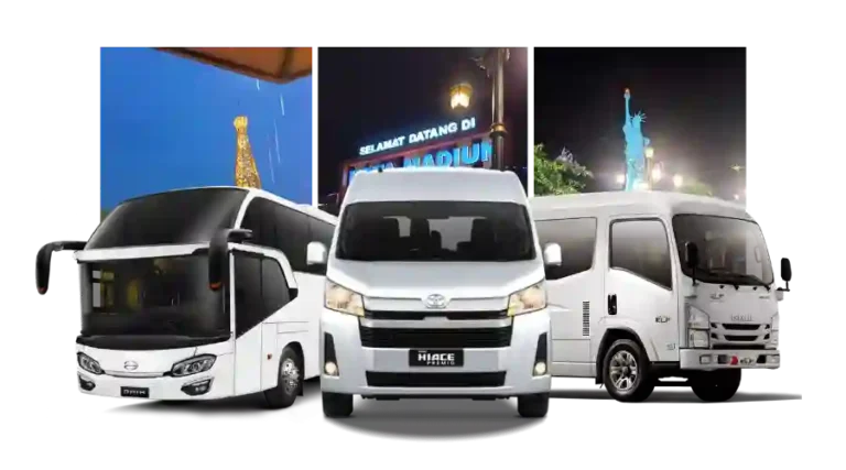 Sewa Bus Madiun Murah Medium & Big Bus Pariwisata